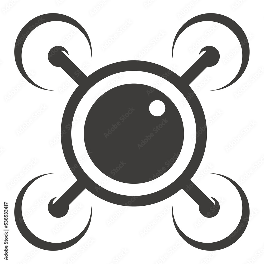 Drone camera logo design template Drone camera logo design template