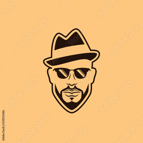 BLUESBROS icon can be used for creating logos for Cabarets, Bars, Lounge Bars, Pubs, Jazz Blues Bands. 