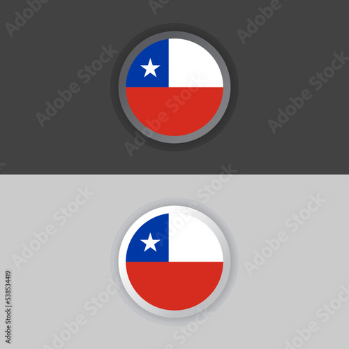 Illustration of Chile flag Template Free Download Illustration of Chile flag Template - GFXLoad