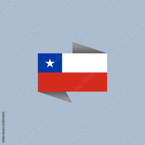 Illustration of Chile flag Template Free Download Illustration of Chile flag Template - GFXLoad