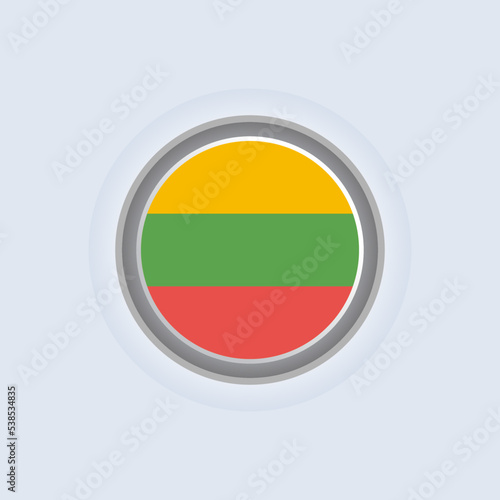 Illustration of Lithuania flag Template Free Download Illustration of Lithuania flag Template - GFXLoad
