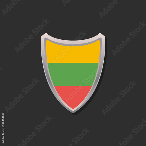 Illustration of Lithuania flag Template Free Download Illustration of Lithuania flag Template - GFXLoad