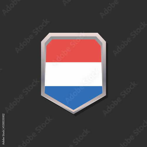 Free Download Illustration of Luxembourg flag Template - GFXLoad