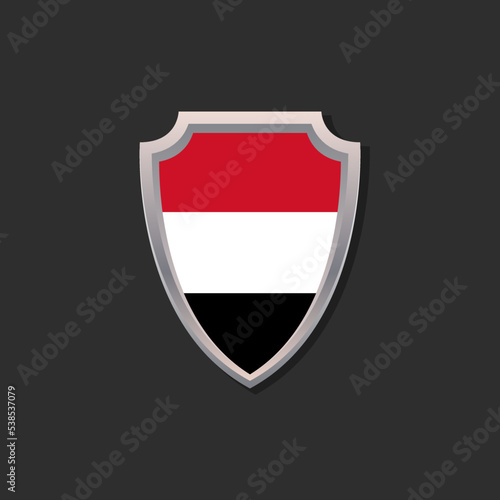Illustration of Yemen flag Template Free Download Illustration of Yemen flag Template - GFXLoad