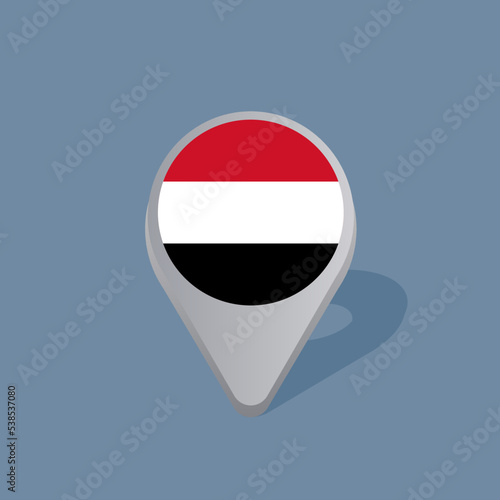 Free Download Illustration of Yemen flag Template - GFXLoad