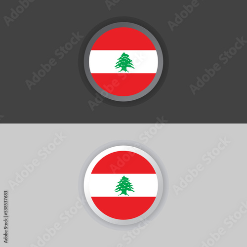 Illustration of Lebanon flag Template Free Download Illustration of Lebanon flag Template - GFXLoad