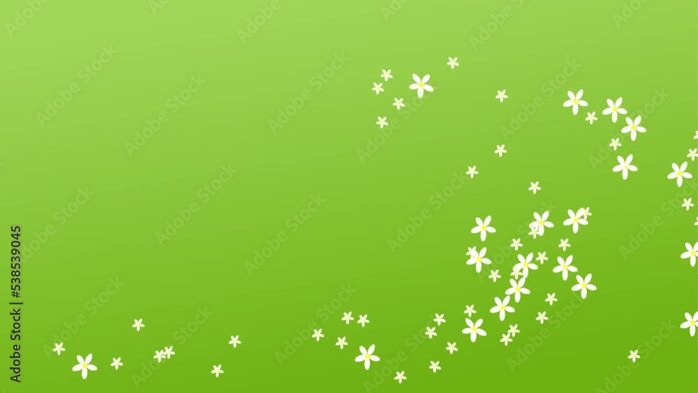 little flowers effect background and 2d animation little flowers effect background and 2d animation