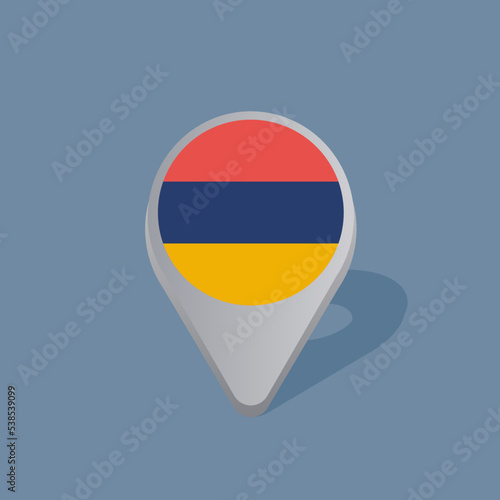 Illustration of Armenia flag Template Free Download Illustration of Armenia flag Template - GFXLoad