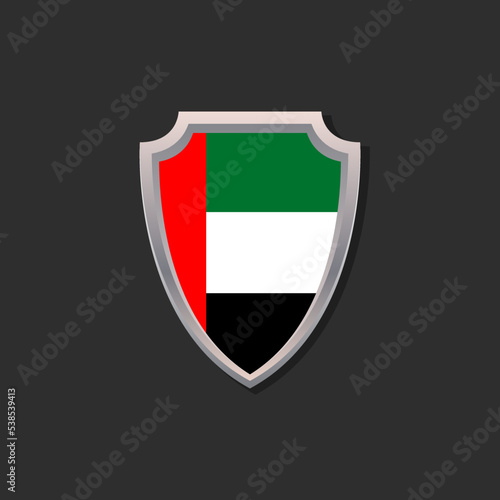 Illustration of Arab Emirates flag Template Free Download Illustration of Arab Emirates flag Template - GFXLoad