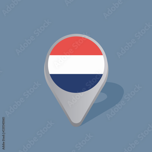 Free Download Illustration of Netherlands flag Template - GFXLoad