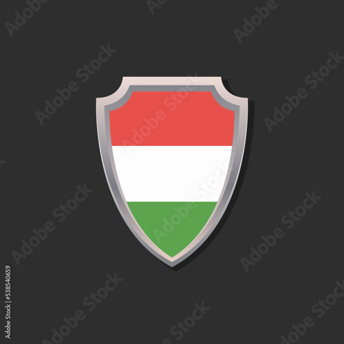 Free Download Illustration of Hungary flag Template - GFXLoad