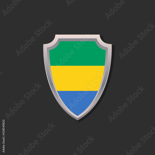 Illustration of Gabon flag Template Free Download Illustration of Gabon flag Template - GFXLoad