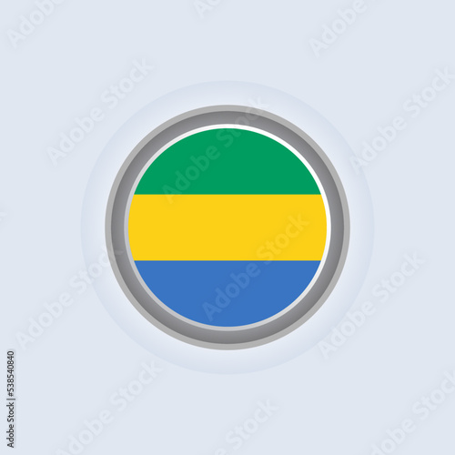 Illustration of Gabon flag Template Free Download Illustration of Gabon flag Template - GFXLoad