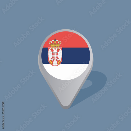 Free Download Illustration of Serbia flag Template - GFXLoad