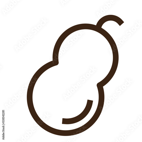 calabash food gourd ingredient squash vegetable icon