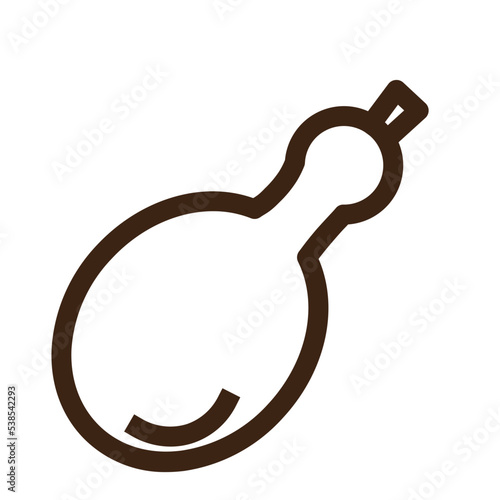 calabash food ingredient squash vegetable plant icon