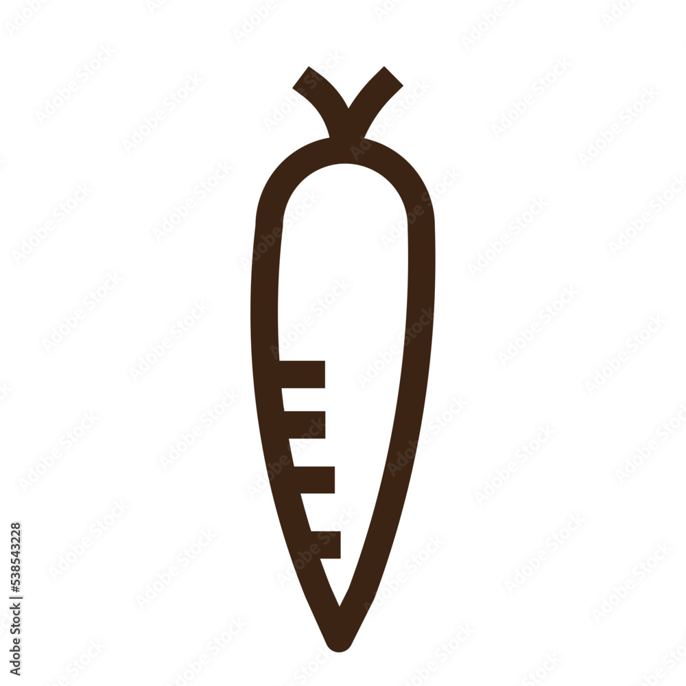 carrot carrotisolated food healthy root vegetable icon carrot carrotisolated food healthy root vegetable icon