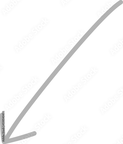 arrow hand drawn