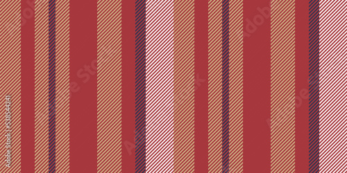 Stripe lines seamless pattern of fabric texture. Vector textile design.
