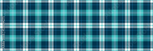 Check plaid seamless pattern of fabric texture. Vector textile design.