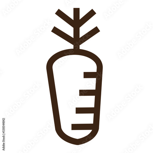 carrot food fresh plant root vegetable veggie icon