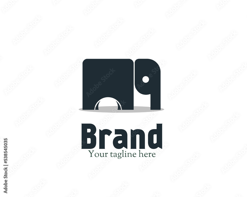 Cute and unique elephant logo that is simple Cute and unique elephant logo that is simple