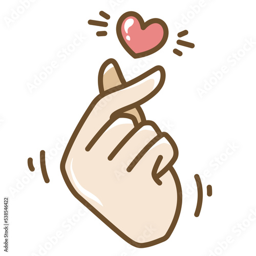 finger heart
