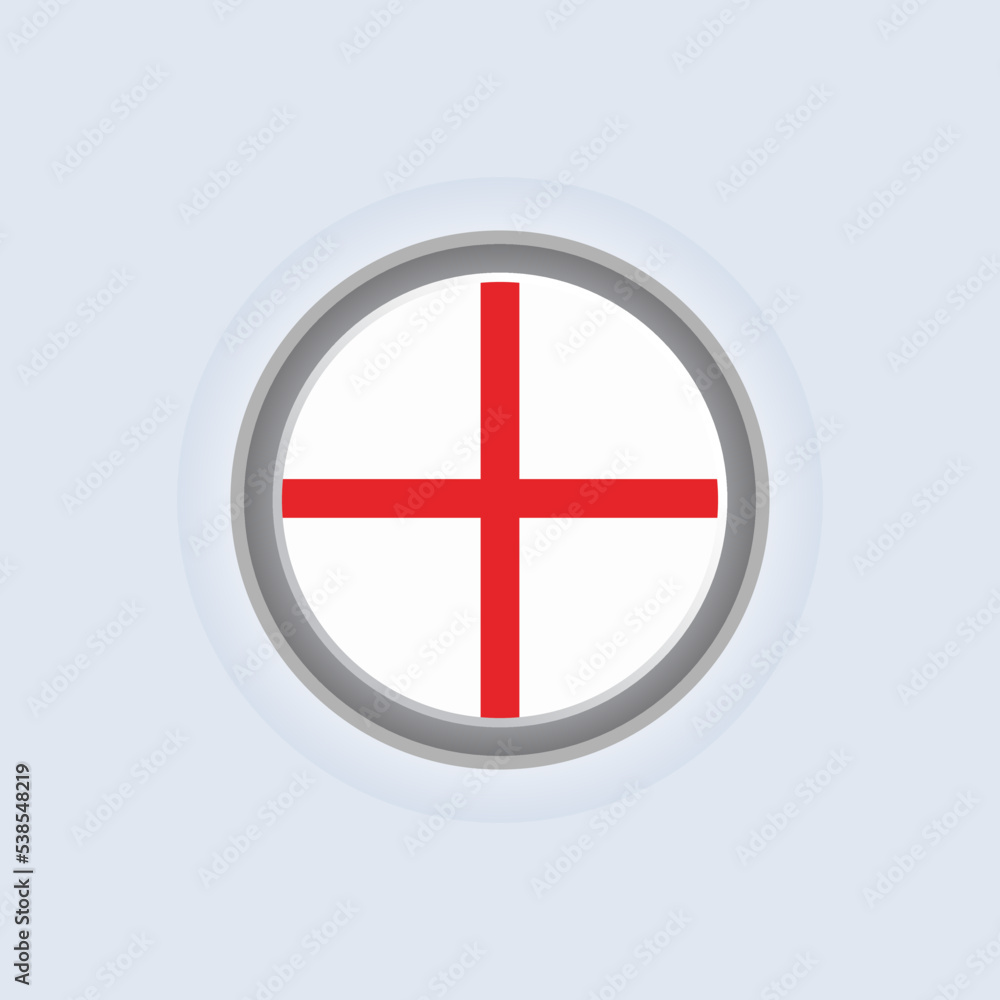 Fototapeta premium Illustration of England flag Template