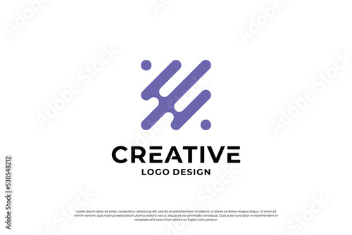Letter E logo design vector. Initial letter E logo inspiration, Creative E symbol logo business.