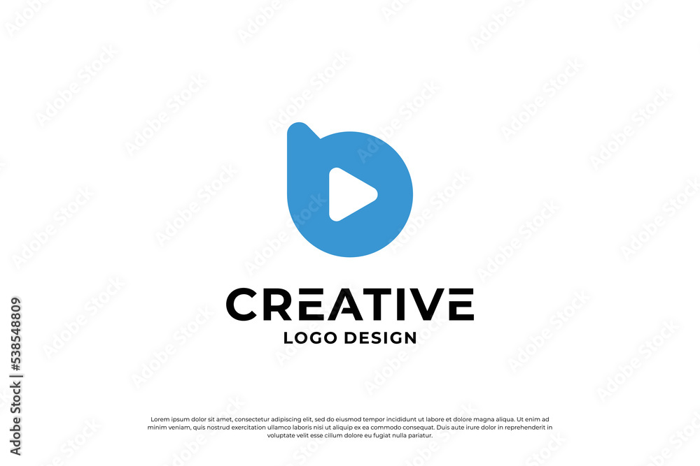 Letter B logo design template. Creative initial letters B logo symbol. Letter B logo design template. Creative initial letters B logo symbol.