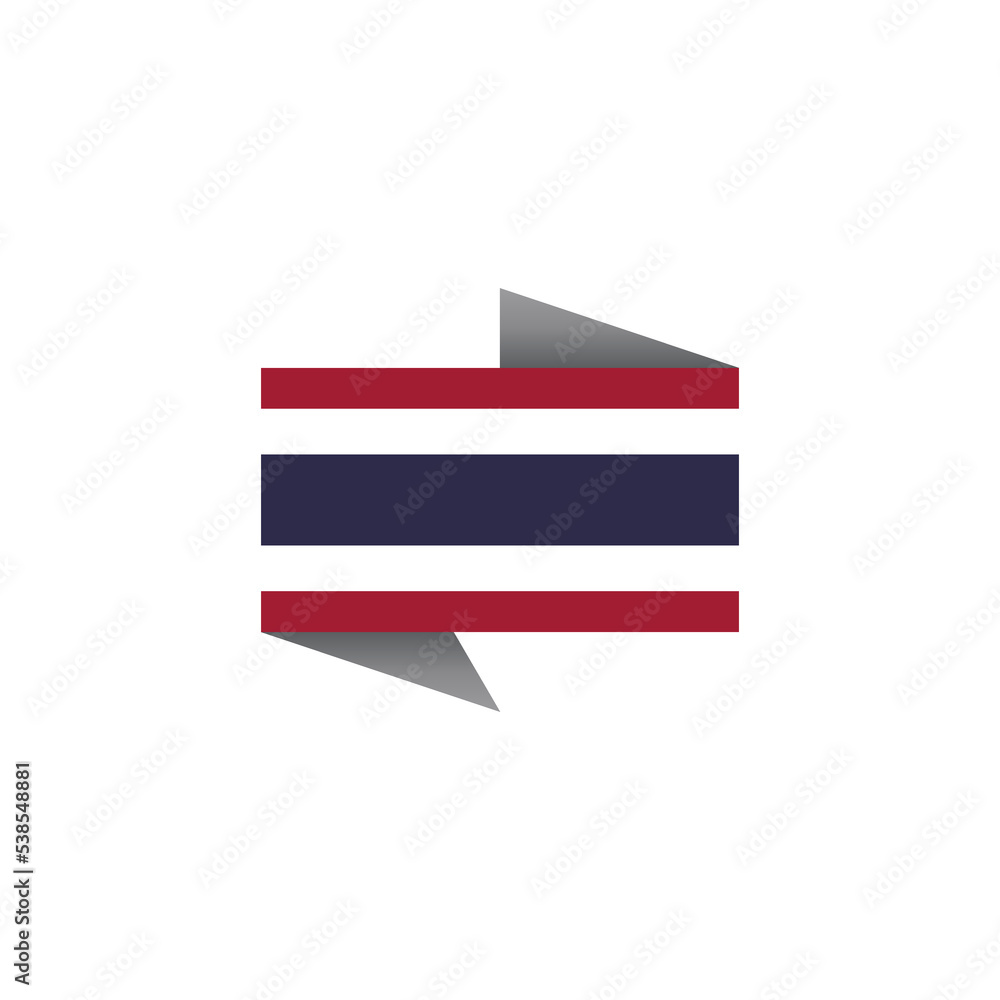 Illustration of Thailand flag Template Illustration of Thailand flag Template