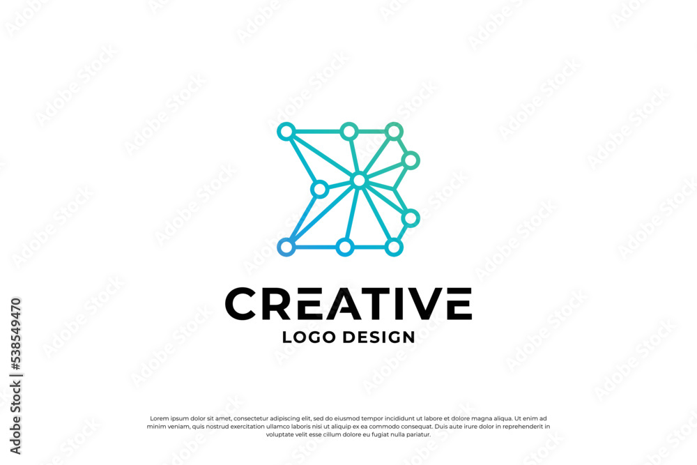 Letter B logo design template. Creative initial letters B logo symbol. Letter B logo design template. Creative initial letters B logo symbol.