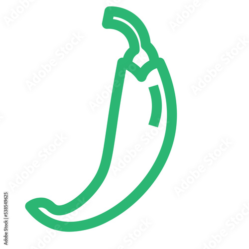 chilli hot paprika pepper vegetable vegetarian icon