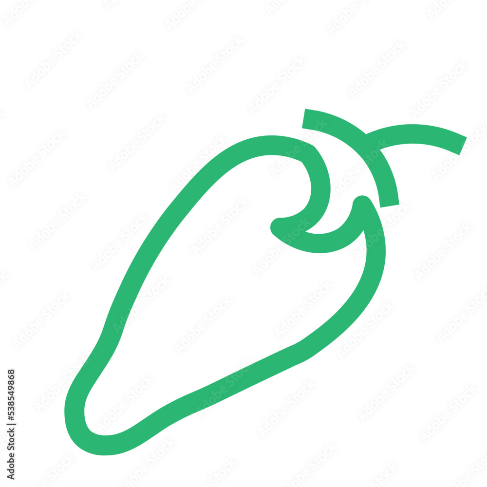 chili hot pepper pepper vegetable icon chili hot pepper pepper vegetable icon