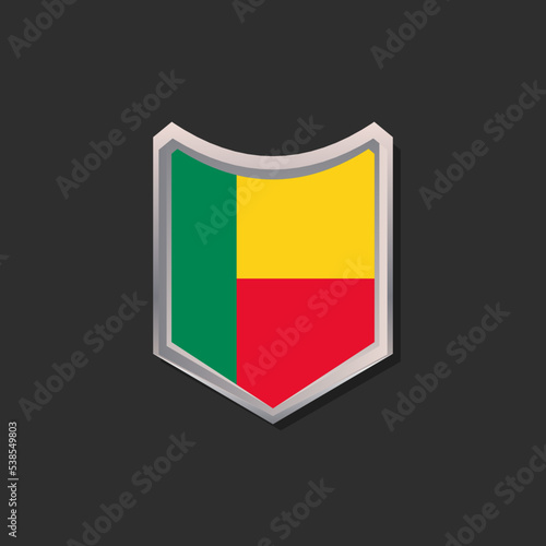 Free Download Illustration of Benin flag Template - GFXLoad