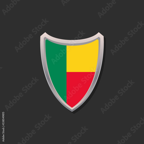 Free Download Illustration of Benin flag Template - GFXLoad