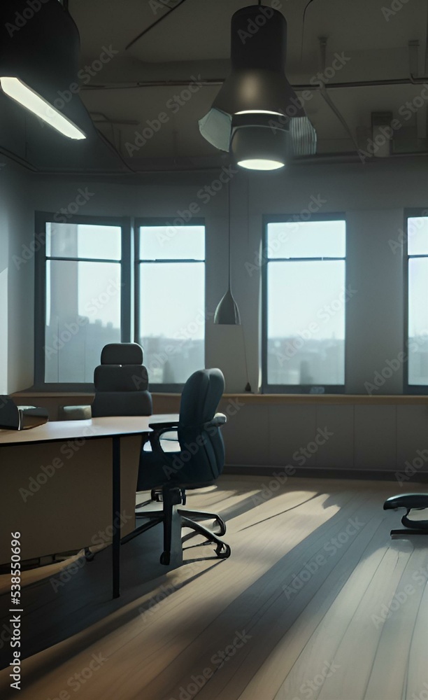 Fototapeta premium Empty Office. Workday. Business.