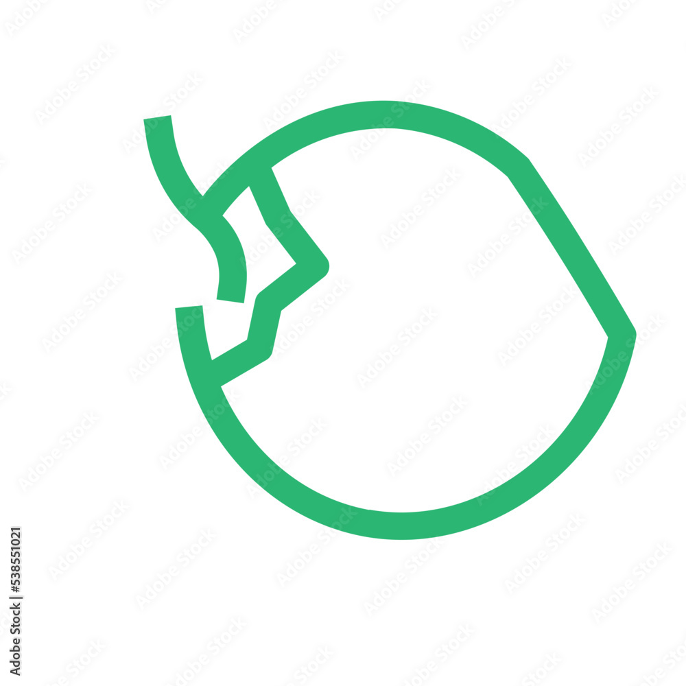coconut organic vegetable vegetarian icon coconut organic vegetable vegetarian icon