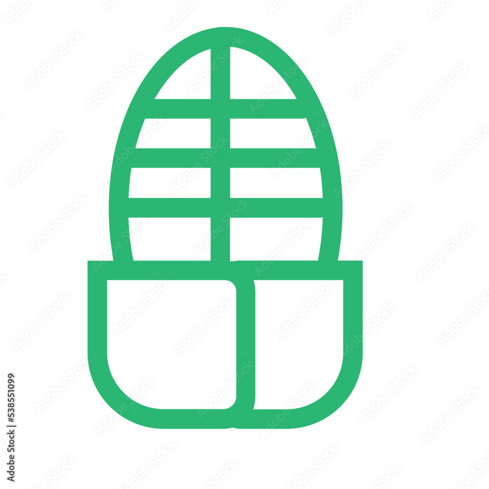Fototapeta premium con food maize vegetable icon