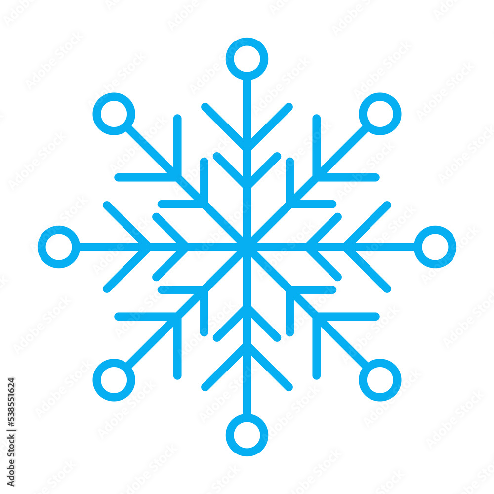 Snowflake. Snowflake icon. Simple snowflake icon in line style design. Snow snowflake symbol. Vector illustration Snowflake. Snowflake icon. Simple snowflake icon in line style design. Snow snowflake symbol. Vector illustration