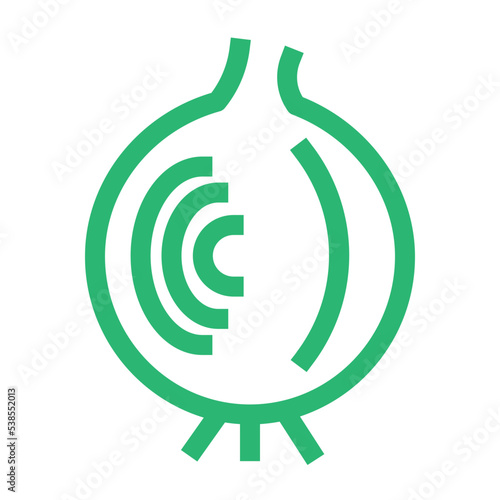 cooking ingredient food healthy nature onion vegetable icon