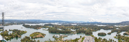 panorama of the mountains in Guatape © jfr921001