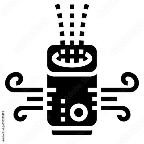 air purifier glyph icon