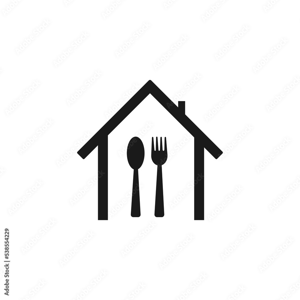 Food house restaurant  logo design