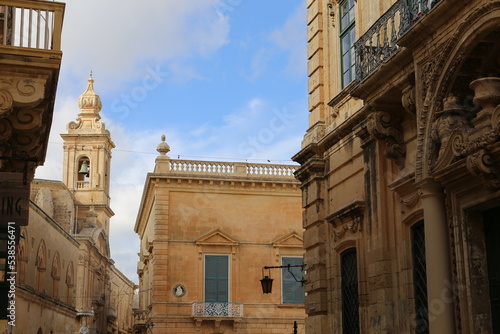 architecture on the streets of Mdina Malta