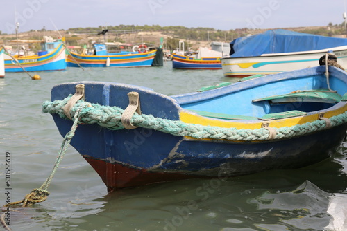 Wallpaper Mural traditional colored fisherman's boat in Malta Torontodigital.ca