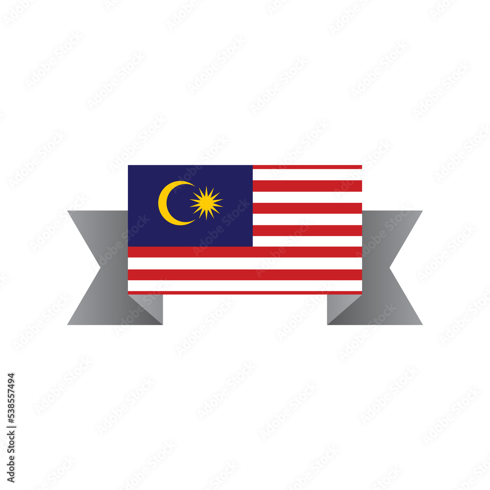 Obraz premium Illustration of Malaysia flag Template