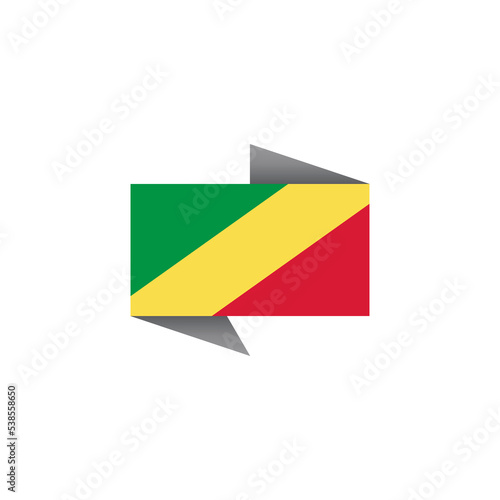 Free Download Illustration of Congo flag Template - GFXLoad