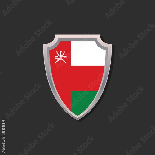 Free Download Illustration of Oman flag Template - GFXLoad