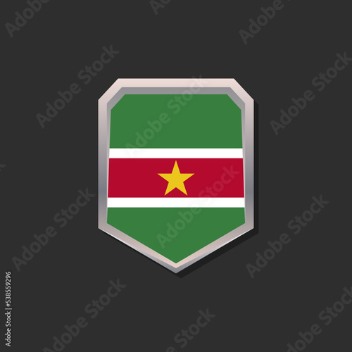 Free Download Illustration of Suriname flag Template - GFXLoad